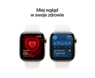 APPLE Watch Series 11 GPS + Cellular 46mm Tytanowa koperta (złoty) + sportowa opaska (księżycowa poświata)- rozmiar M/L - 1362445 - zdjęcie 5